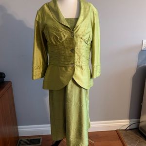 100% silk suit